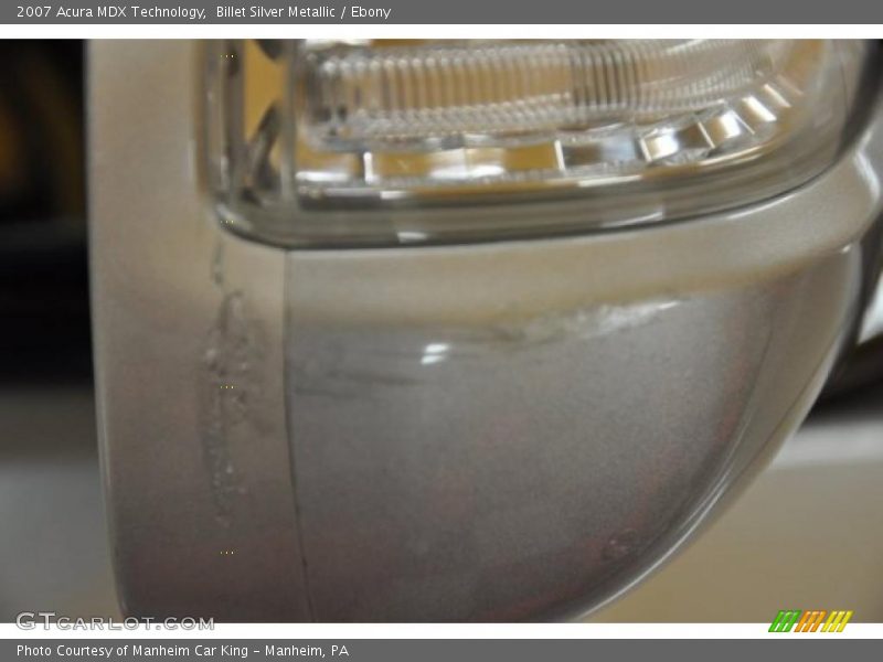 Billet Silver Metallic / Ebony 2007 Acura MDX Technology