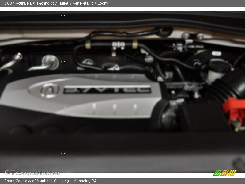Billet Silver Metallic / Ebony 2007 Acura MDX Technology