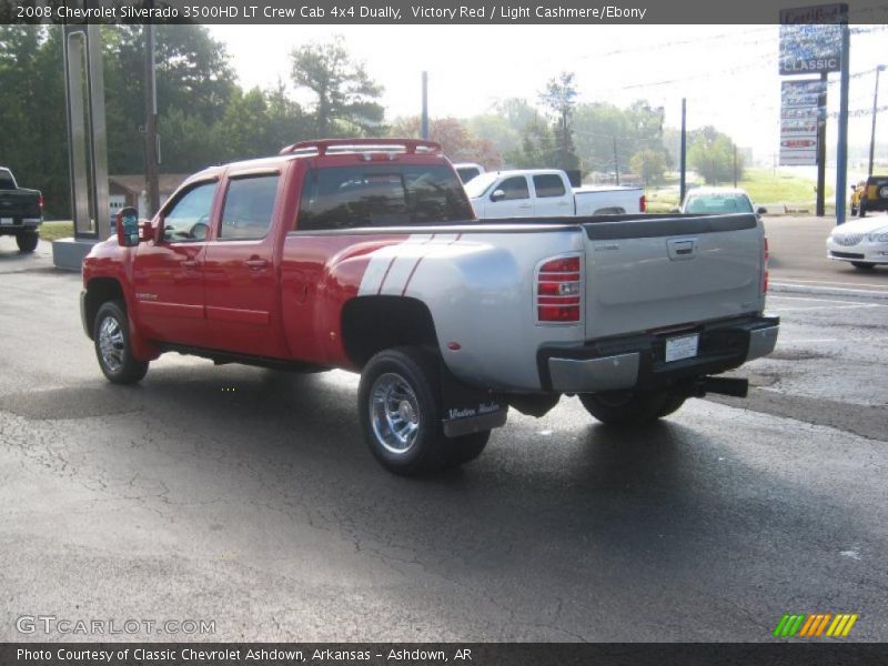 Victory Red / Light Cashmere/Ebony 2008 Chevrolet Silverado 3500HD LT Crew Cab 4x4 Dually