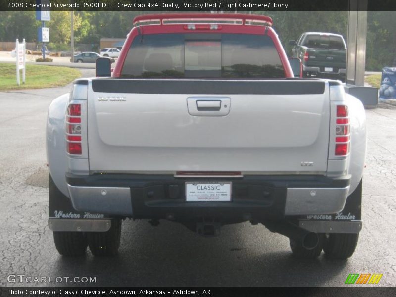 Victory Red / Light Cashmere/Ebony 2008 Chevrolet Silverado 3500HD LT Crew Cab 4x4 Dually