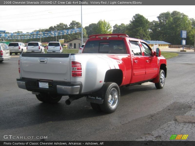 Victory Red / Light Cashmere/Ebony 2008 Chevrolet Silverado 3500HD LT Crew Cab 4x4 Dually