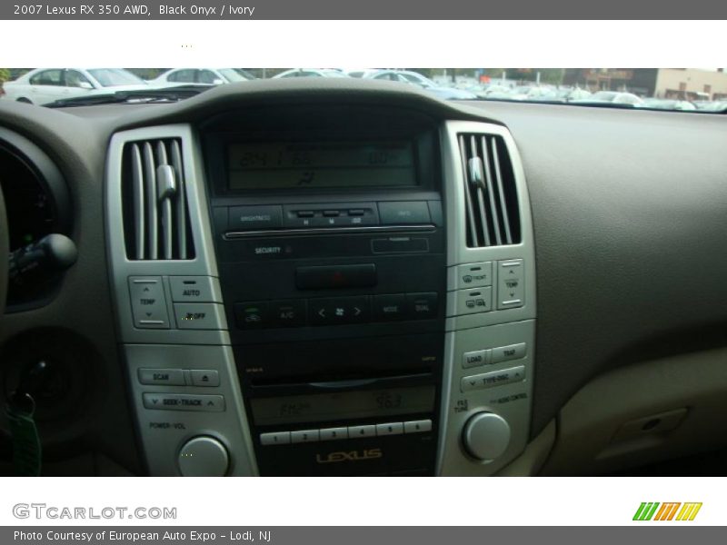 Black Onyx / Ivory 2007 Lexus RX 350 AWD