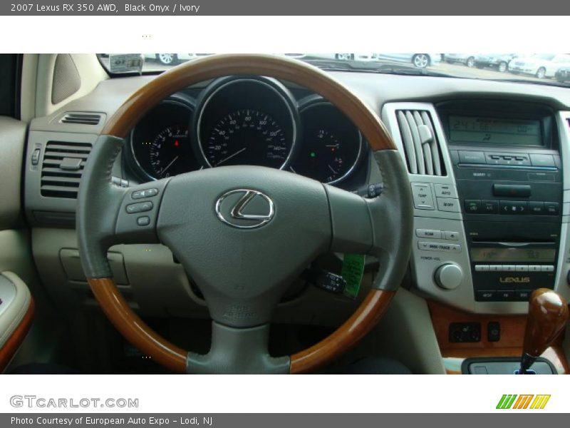 Black Onyx / Ivory 2007 Lexus RX 350 AWD