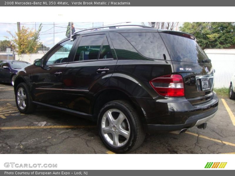 Verde Brook Metallic / Macadamia 2008 Mercedes-Benz ML 350 4Matic