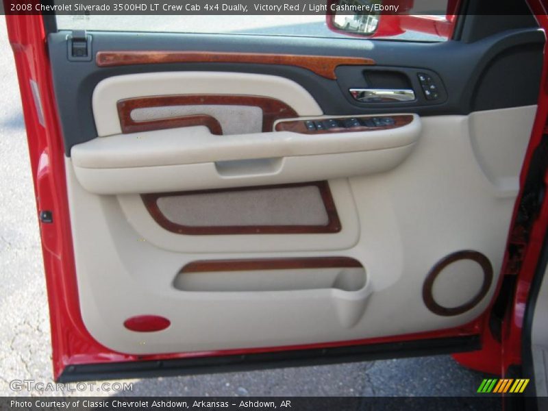 Victory Red / Light Cashmere/Ebony 2008 Chevrolet Silverado 3500HD LT Crew Cab 4x4 Dually