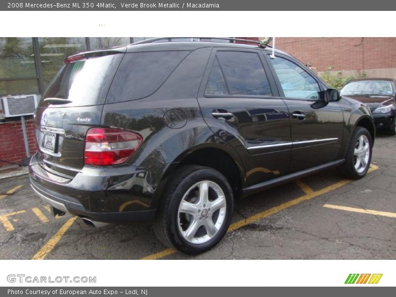 Verde Brook Metallic / Macadamia 2008 Mercedes-Benz ML 350 4Matic