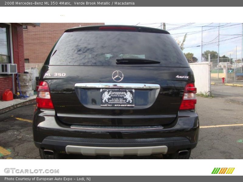 Verde Brook Metallic / Macadamia 2008 Mercedes-Benz ML 350 4Matic