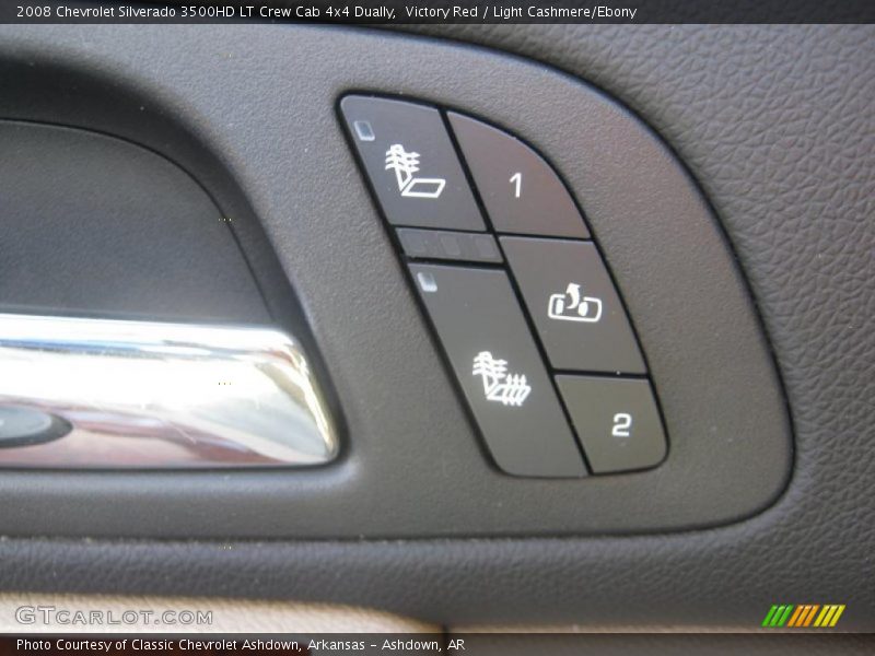 Victory Red / Light Cashmere/Ebony 2008 Chevrolet Silverado 3500HD LT Crew Cab 4x4 Dually