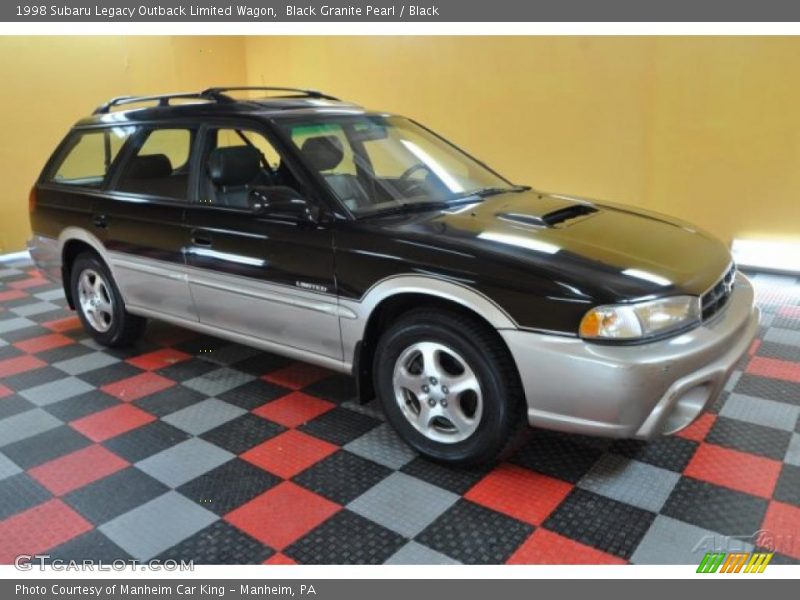 Black Granite Pearl / Black 1998 Subaru Legacy Outback Limited Wagon