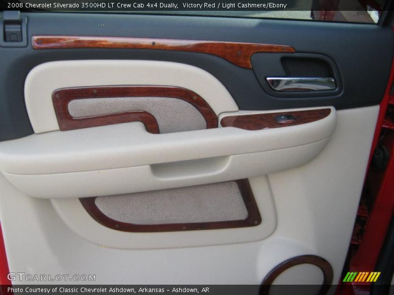 Victory Red / Light Cashmere/Ebony 2008 Chevrolet Silverado 3500HD LT Crew Cab 4x4 Dually