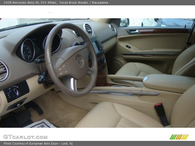  2008 ML 350 4Matic Macadamia Interior
