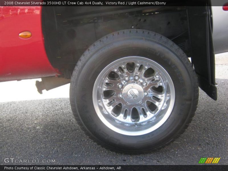 Victory Red / Light Cashmere/Ebony 2008 Chevrolet Silverado 3500HD LT Crew Cab 4x4 Dually