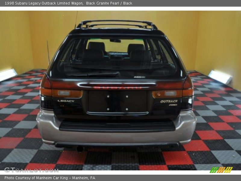 Black Granite Pearl / Black 1998 Subaru Legacy Outback Limited Wagon
