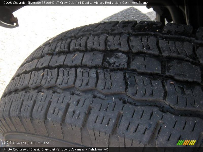 Victory Red / Light Cashmere/Ebony 2008 Chevrolet Silverado 3500HD LT Crew Cab 4x4 Dually