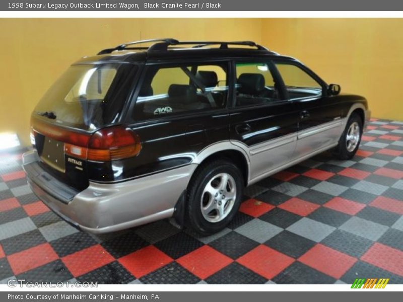 Black Granite Pearl / Black 1998 Subaru Legacy Outback Limited Wagon