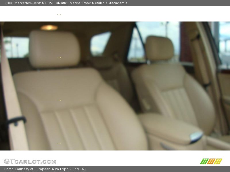 Verde Brook Metallic / Macadamia 2008 Mercedes-Benz ML 350 4Matic