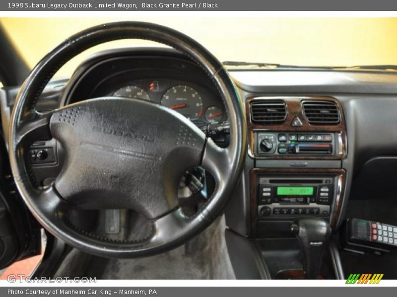 Black Granite Pearl / Black 1998 Subaru Legacy Outback Limited Wagon