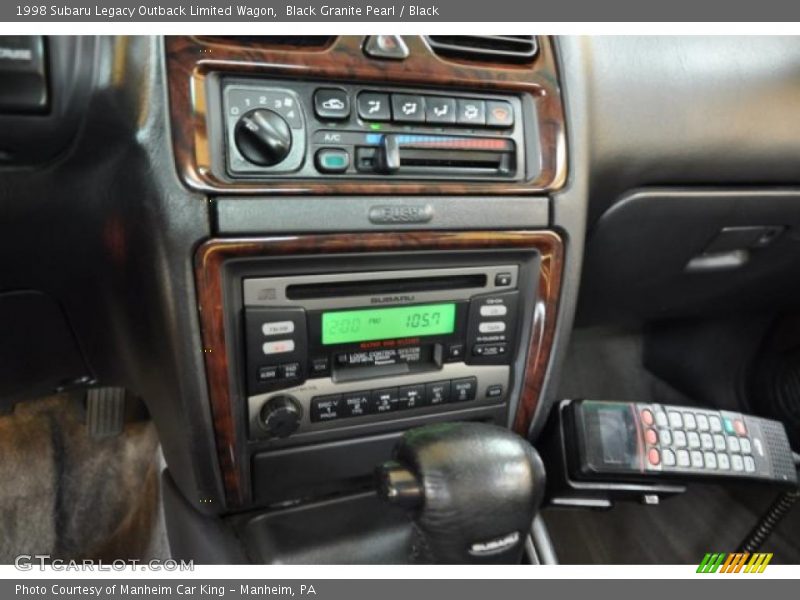 Black Granite Pearl / Black 1998 Subaru Legacy Outback Limited Wagon