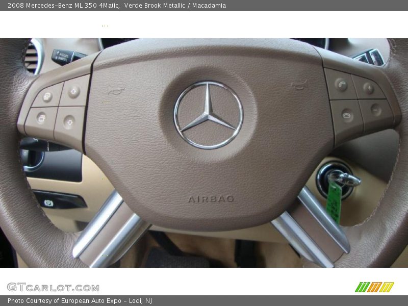 Verde Brook Metallic / Macadamia 2008 Mercedes-Benz ML 350 4Matic