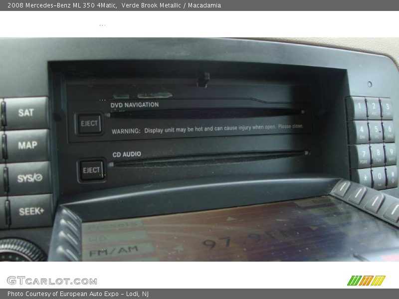 Controls of 2008 ML 350 4Matic
