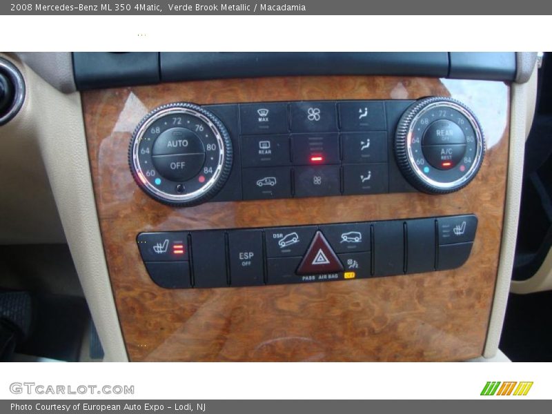 Controls of 2008 ML 350 4Matic