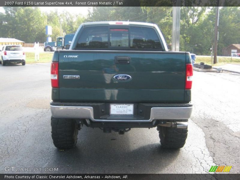 Forest Green Metallic / Tan 2007 Ford F150 Lariat SuperCrew 4x4