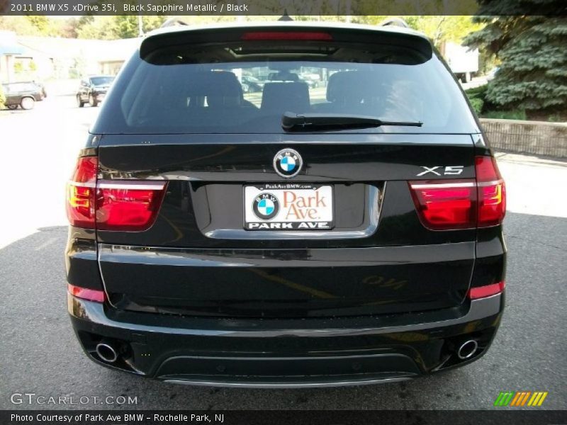 Black Sapphire Metallic / Black 2011 BMW X5 xDrive 35i