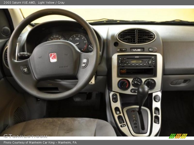 Light Yellow / Gray 2003 Saturn VUE AWD