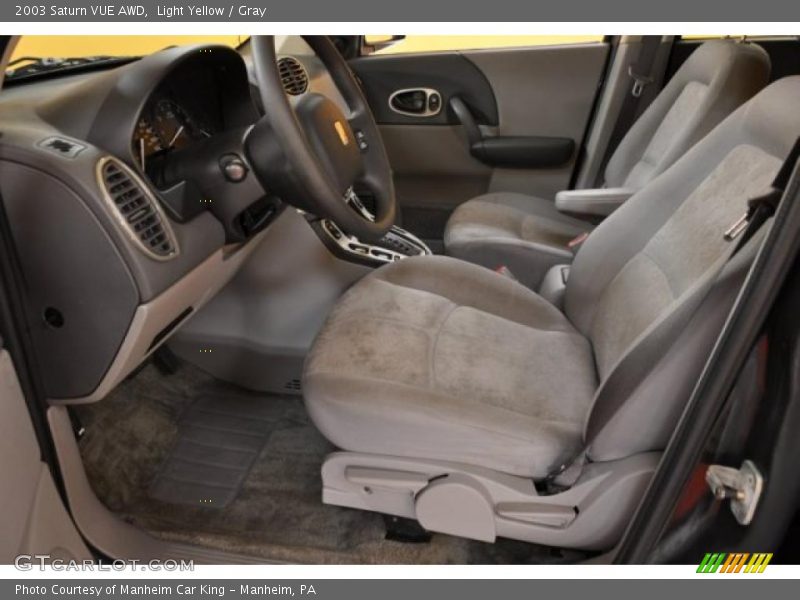 Light Yellow / Gray 2003 Saturn VUE AWD