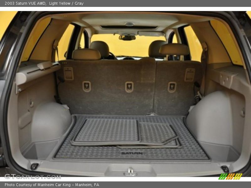 Light Yellow / Gray 2003 Saturn VUE AWD
