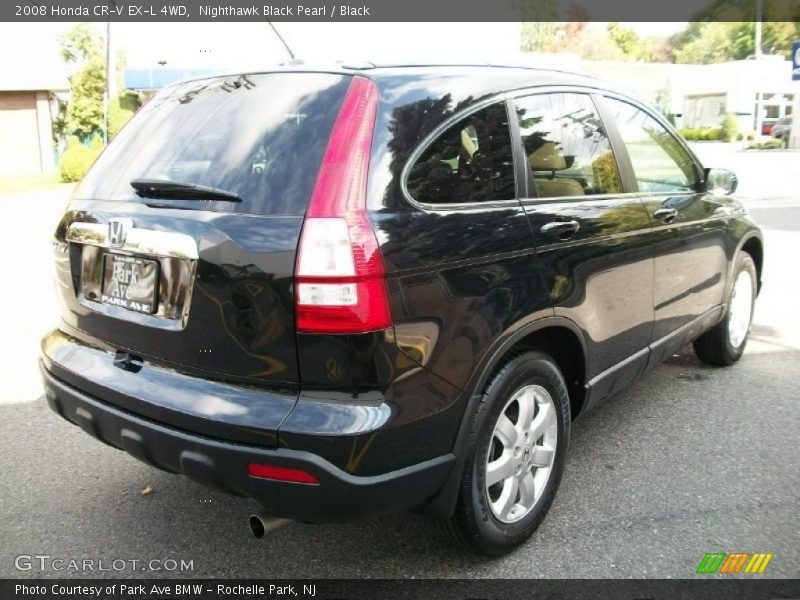Nighthawk Black Pearl / Black 2008 Honda CR-V EX-L 4WD