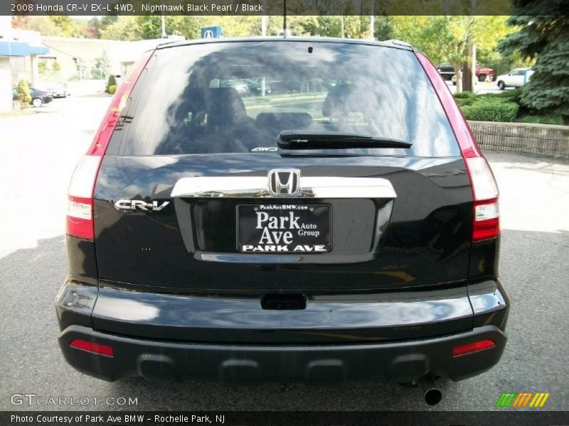 Nighthawk Black Pearl / Black 2008 Honda CR-V EX-L 4WD