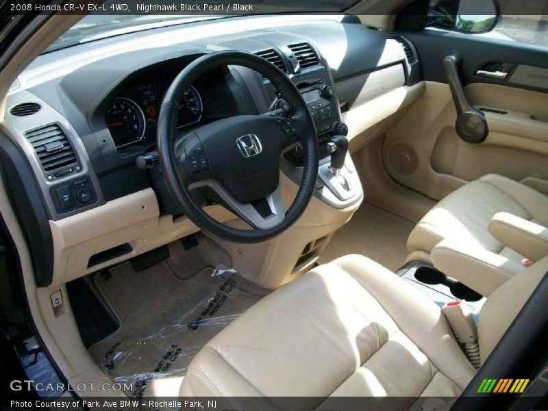 Nighthawk Black Pearl / Black 2008 Honda CR-V EX-L 4WD