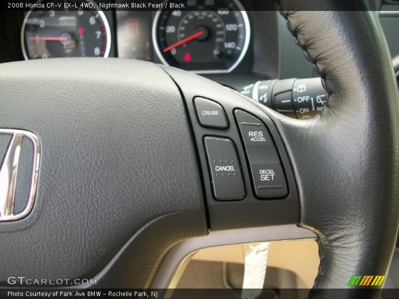 Nighthawk Black Pearl / Black 2008 Honda CR-V EX-L 4WD