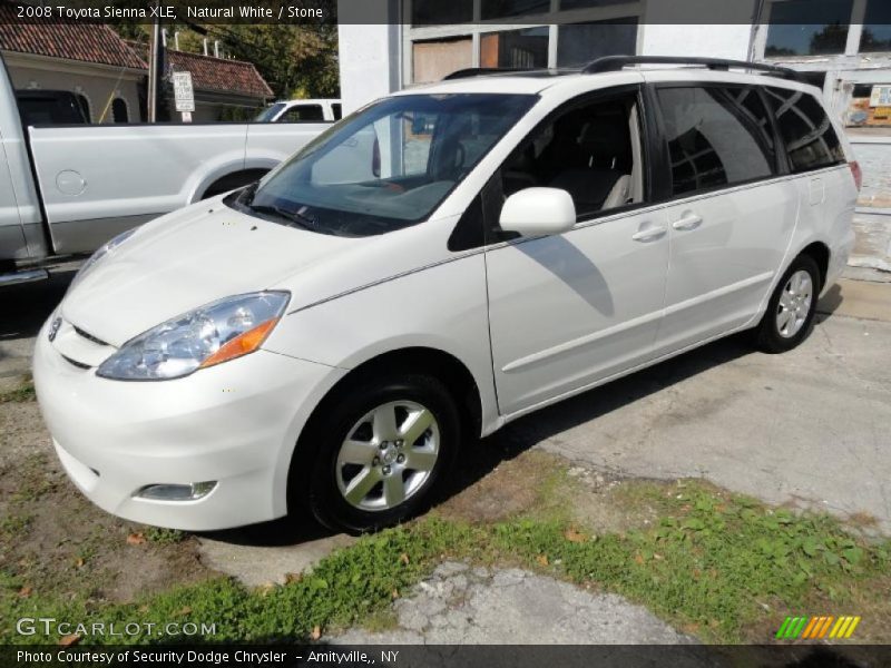 Natural White / Stone 2008 Toyota Sienna XLE