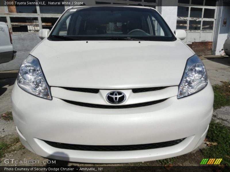 Natural White / Stone 2008 Toyota Sienna XLE
