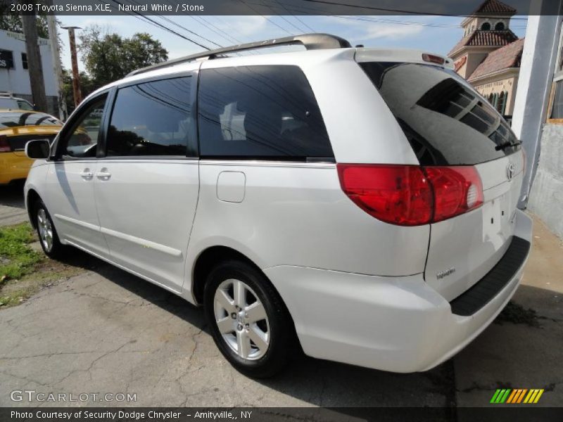 Natural White / Stone 2008 Toyota Sienna XLE