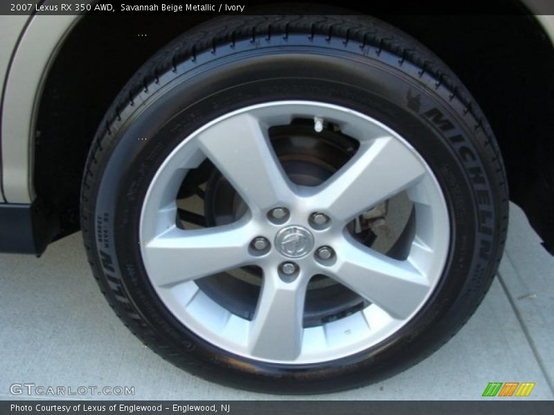Savannah Beige Metallic / Ivory 2007 Lexus RX 350 AWD