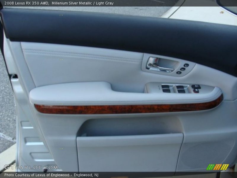 Millenium Silver Metallic / Light Gray 2008 Lexus RX 350 AWD