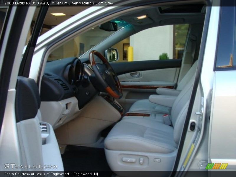 Millenium Silver Metallic / Light Gray 2008 Lexus RX 350 AWD