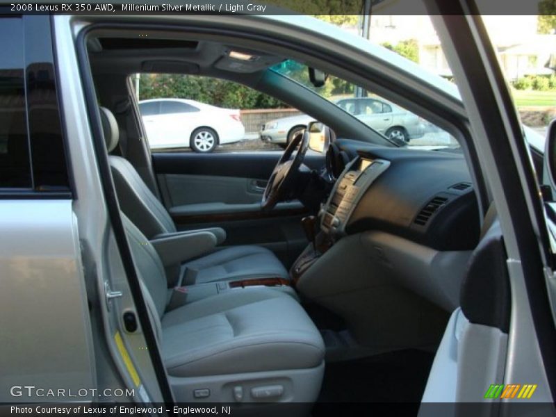 Millenium Silver Metallic / Light Gray 2008 Lexus RX 350 AWD