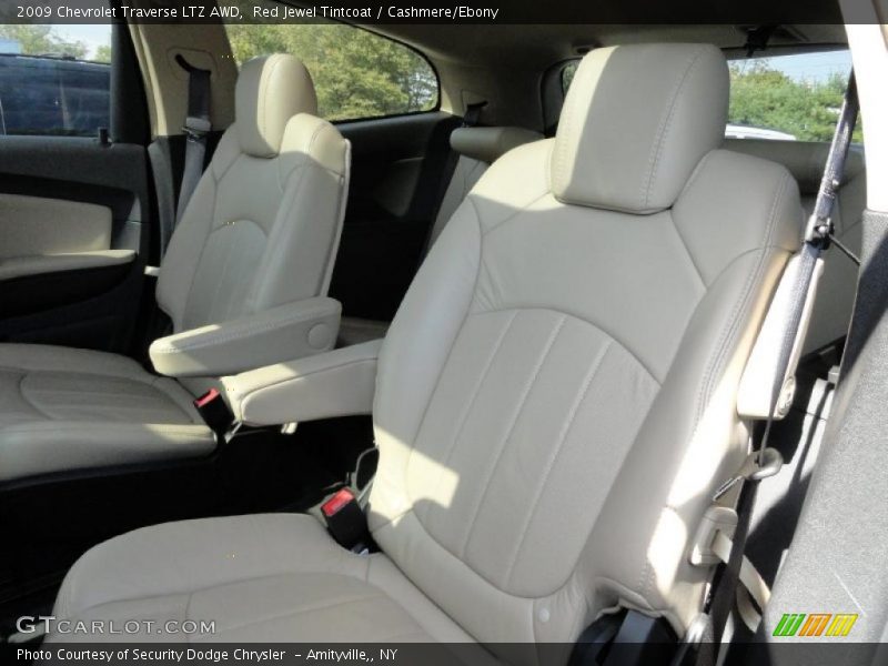 Red Jewel Tintcoat / Cashmere/Ebony 2009 Chevrolet Traverse LTZ AWD