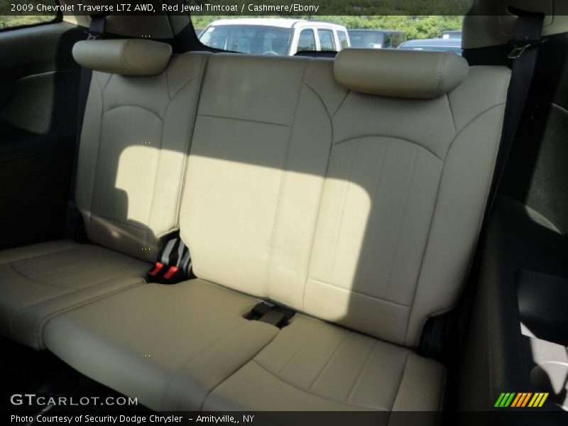 Red Jewel Tintcoat / Cashmere/Ebony 2009 Chevrolet Traverse LTZ AWD