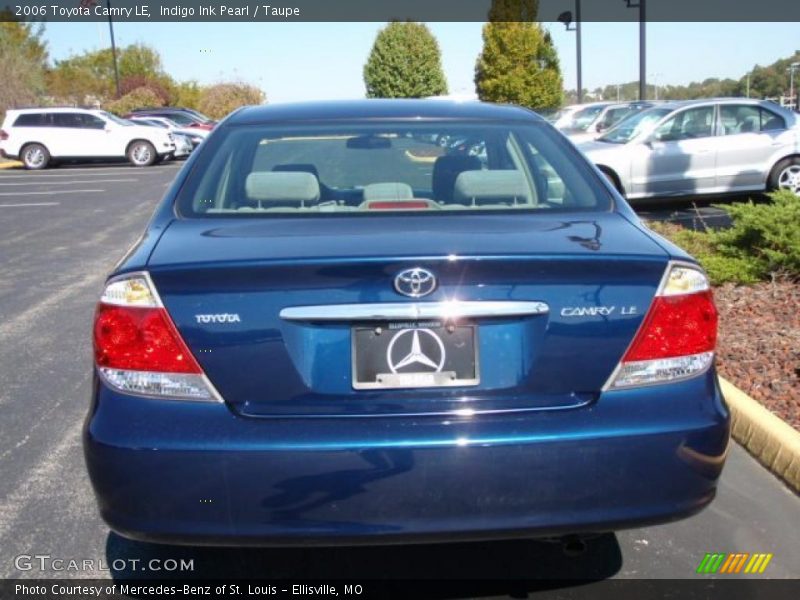 Indigo Ink Pearl / Taupe 2006 Toyota Camry LE