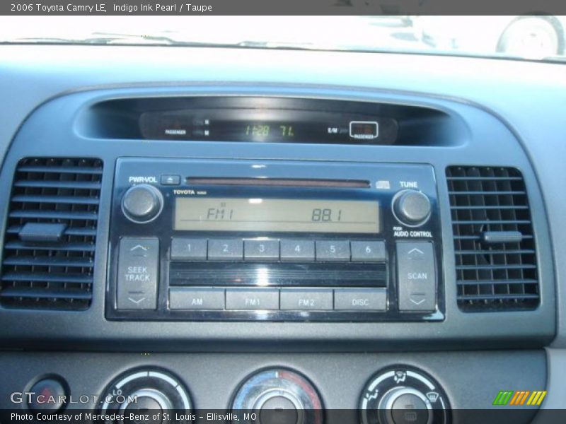Indigo Ink Pearl / Taupe 2006 Toyota Camry LE