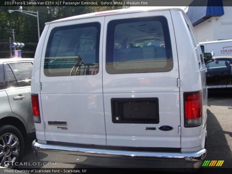 Oxford White / Medium Flint 2010 Ford E Series Van E350 XLT Passenger Extended