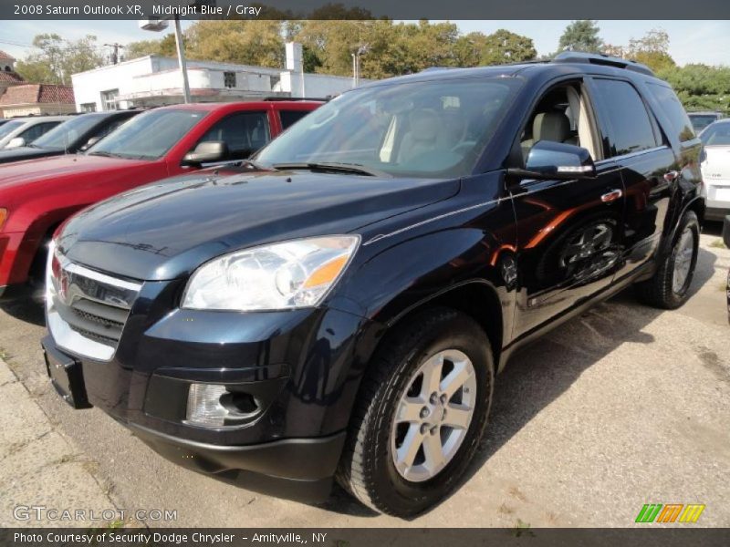 Midnight Blue / Gray 2008 Saturn Outlook XR