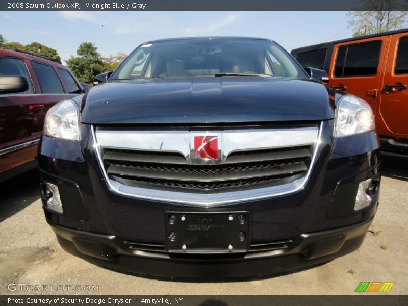 Midnight Blue / Gray 2008 Saturn Outlook XR