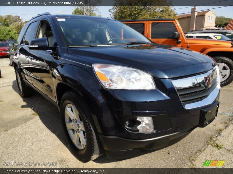 Midnight Blue / Gray 2008 Saturn Outlook XR