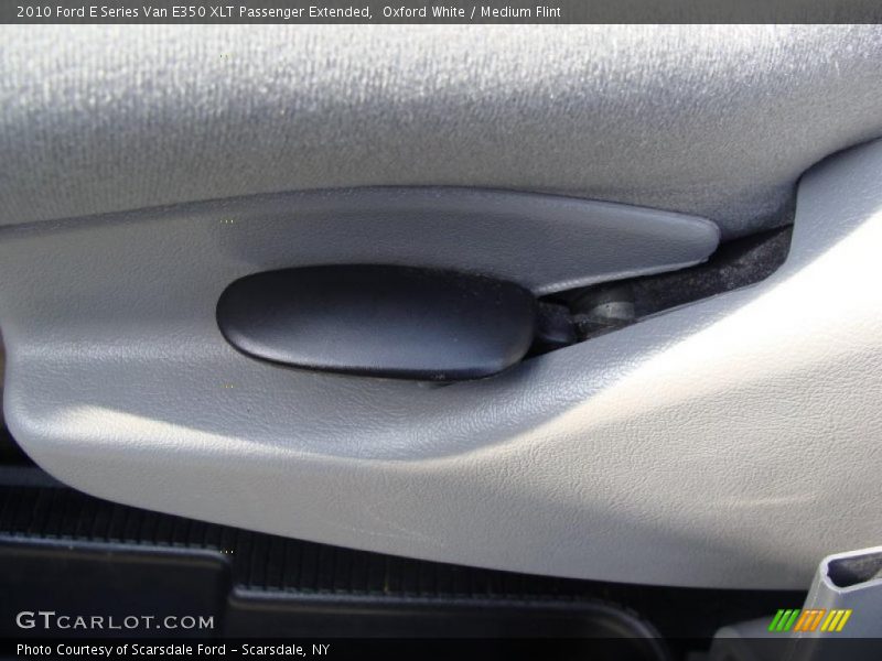 Oxford White / Medium Flint 2010 Ford E Series Van E350 XLT Passenger Extended